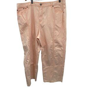 Future Collective Size 18 Peach Wide Leg Jeans